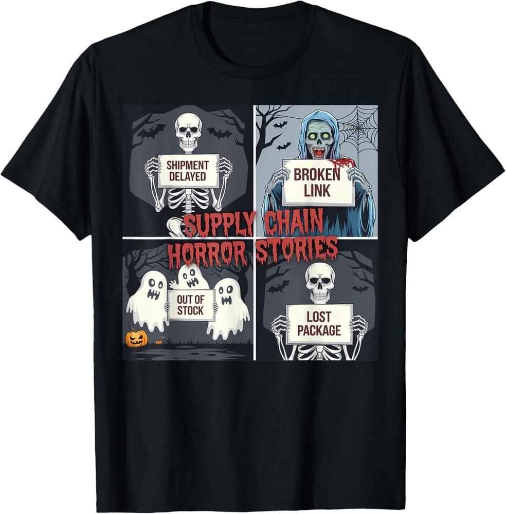 NEW LIMITED Supply Chain Horror Stories Logistics Halloween T-Shirt Tops Tee XL
NEW LIMITED Supply Chain Horror Stories Logistics Halloween T-Shirt Tops Tee XL