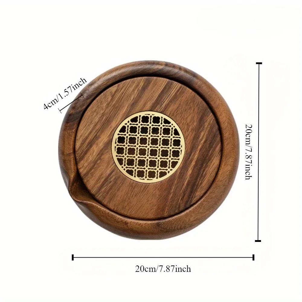 Handcrafted Walnut Wood Tea Tray Chinese Style with Water Catcher and Non-Slip Pad for Office Use Ideal Gift for Tea Lovers
Handcrafted Walnut Wood Tea Tray Chinese Style with Water Catcher and Non-Slip Pad for Office Use Ideal Gift for Tea Lovers