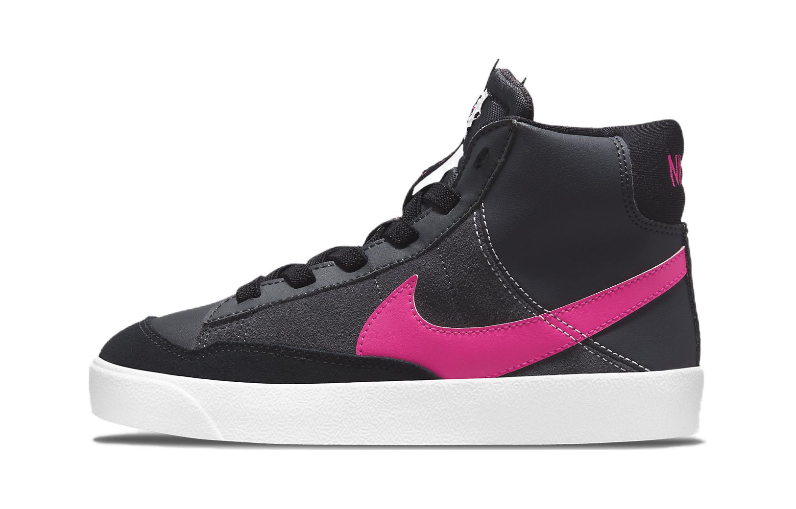 Nike Blazer 77 SE D Mid top Kids Skateboarding Shoes Black Pink Children Aged 3 7 Years Old DH8641-001 28
Nike Blazer 77 SE D Mid top Kids Skateboarding Shoes Black Pink Children Aged 3 7 Years Old DH8641-001 28