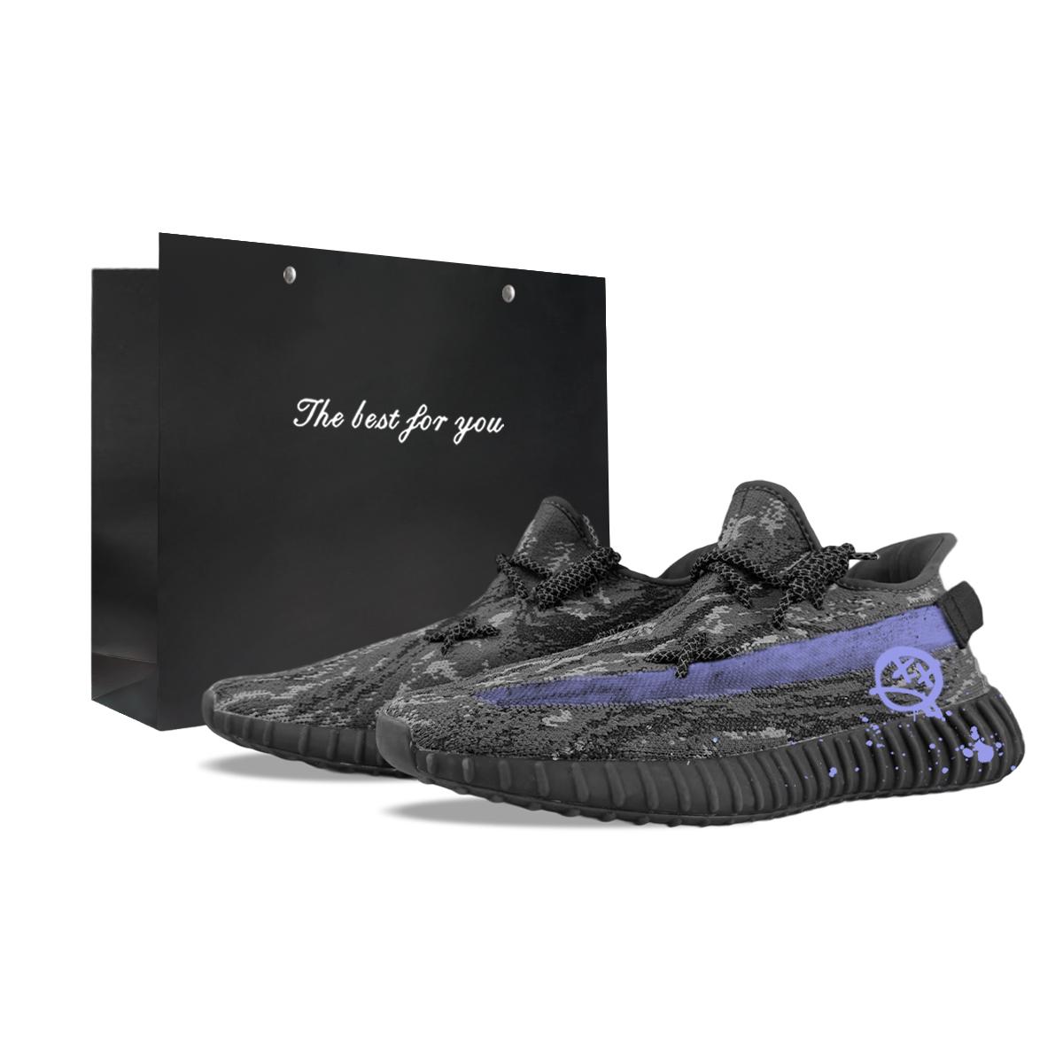 Adidas Originals Yeezy Boost 350 V2 Abrasion Resistant Abrasion Resistant Low top Casual Shoes Unisex Black Purple ID4811(Team373-BOX) 38
Adidas Originals Yeezy Boost 350 V2 Abrasion Resistant Abrasion Resistant Low top Casual Shoes Unisex Black Purple ID4811(Team373-BOX) 38