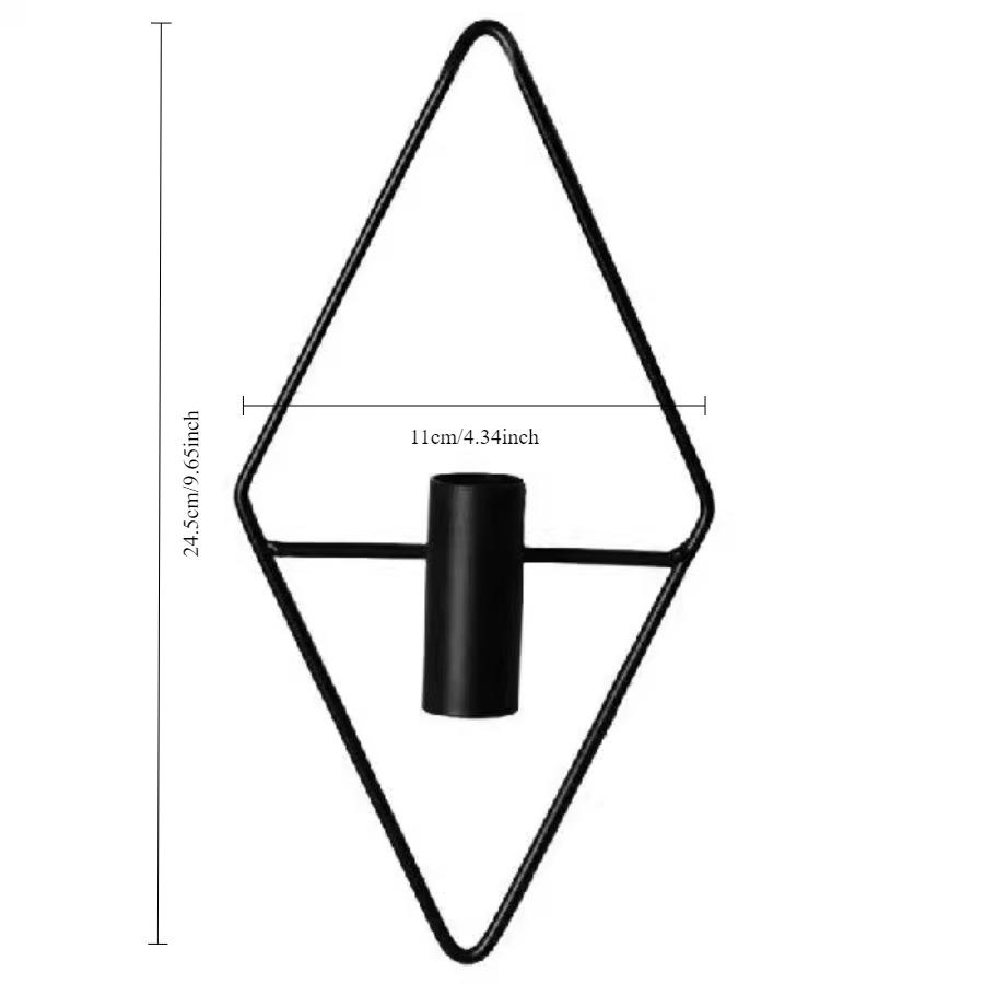 Style Iron art diamond wall hanging living room bedroom background wall decoration Round wall hanging vase rack
Style Iron art diamond wall hanging living room bedroom background wall decoration Round wall hanging vase rack