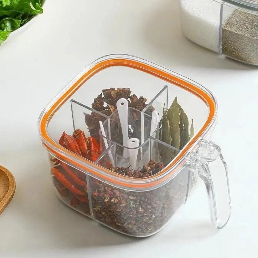 Transparent Seasoning Box Multi Grid Storage Jar New Seasoning Jar Glutamate Pepper Storage
Transparent Seasoning Box Multi Grid Storage Jar New Seasoning Jar Glutamate Pepper Storage