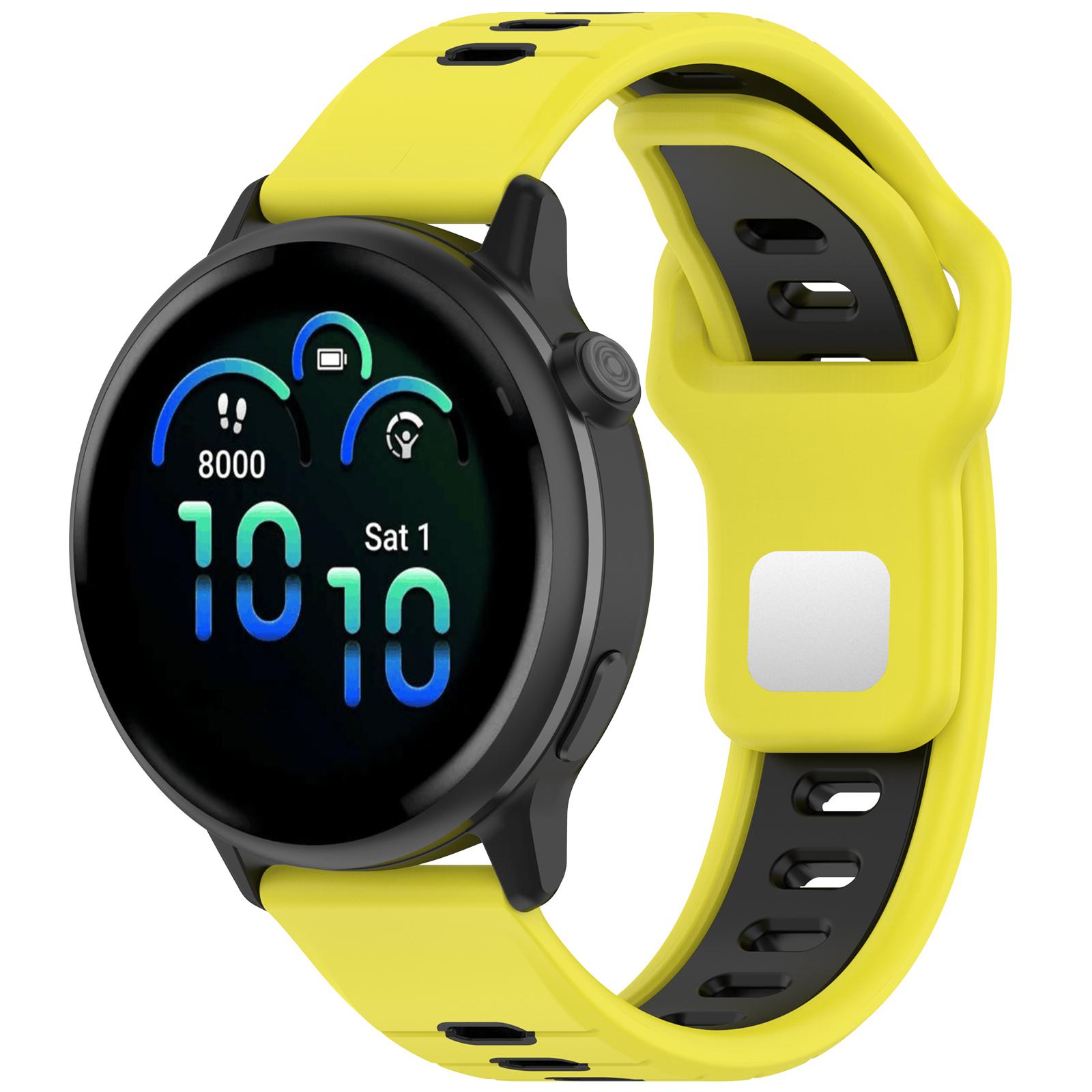 Breathable Silicone Watch Straps Belt Quick Release Design Watchband for SQ2/ Sport Watches жёлтый/чёрный
Breathable Silicone Watch Straps Belt Quick Release Design Watchband for SQ2/ Sport Watches жёлтый/чёрный