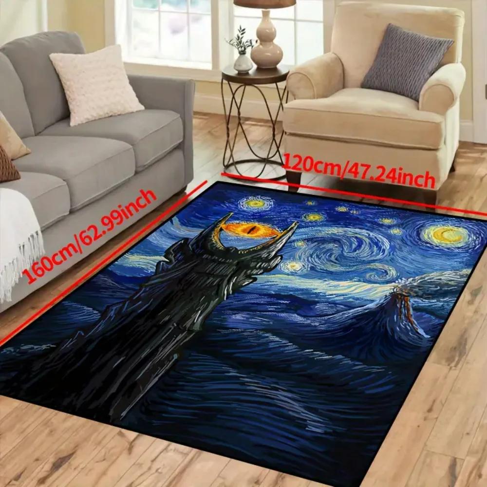 VIKAMA Lord of the Rings Eye of Sauron Doormat Polyester Non Slip Washable Indoor Outdoor Decor Rug For Home Entrance 80cm x 120cm
VIKAMA Lord of the Rings Eye of Sauron Doormat Polyester Non Slip Washable Indoor Outdoor Decor Rug For Home Entrance 80cm x 120cm