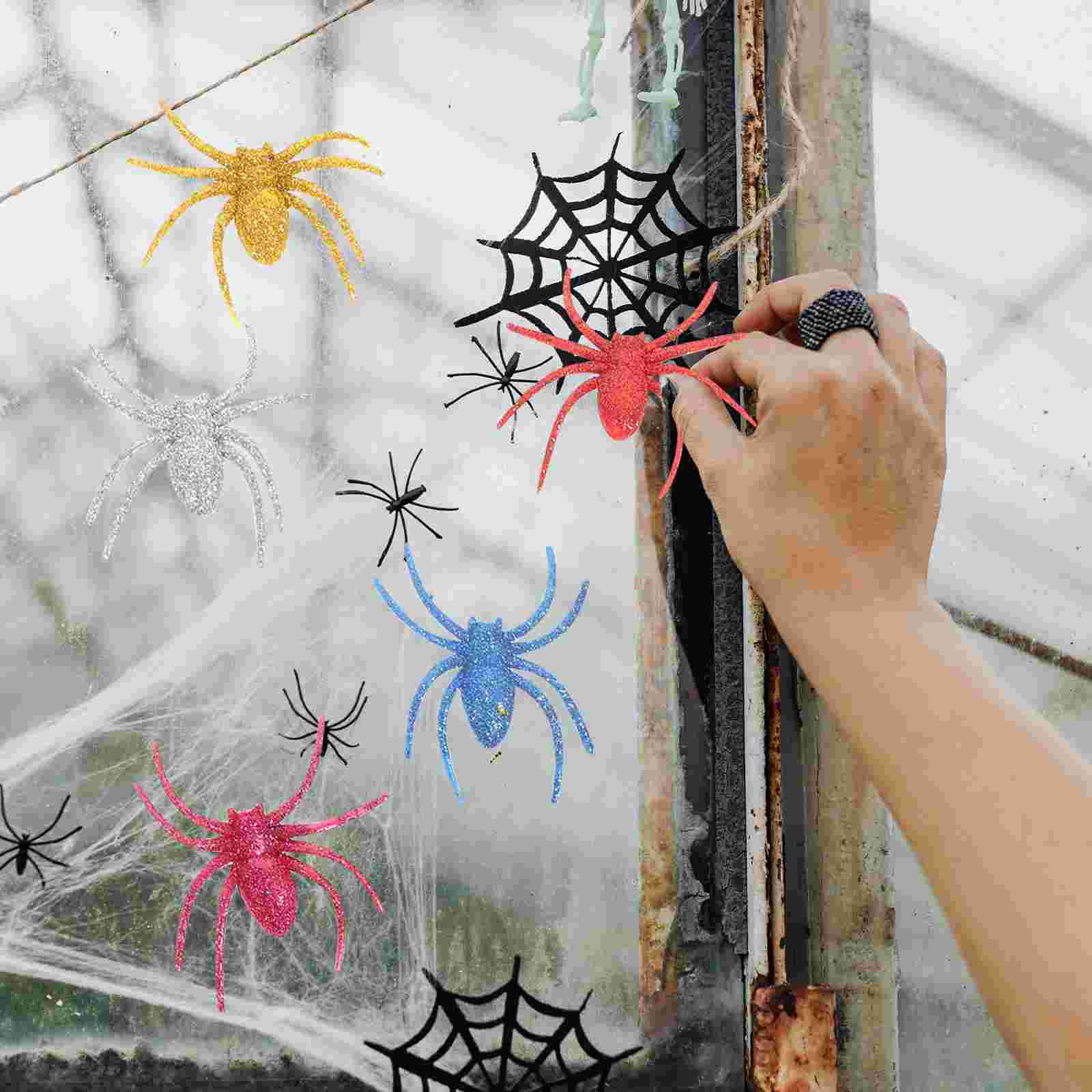 20 шт. блестящий порошок паук декор украшения реквизит для вечеринки на Хэллоуин сувениры принадлежности пластиковые украшения декоративные дома 8x5cm
20 шт. блестящий порошок паук декор украшения реквизит для вечеринки на Хэллоуин сувениры принадлежности пластиковые украшения декоративные дома 8x5cm