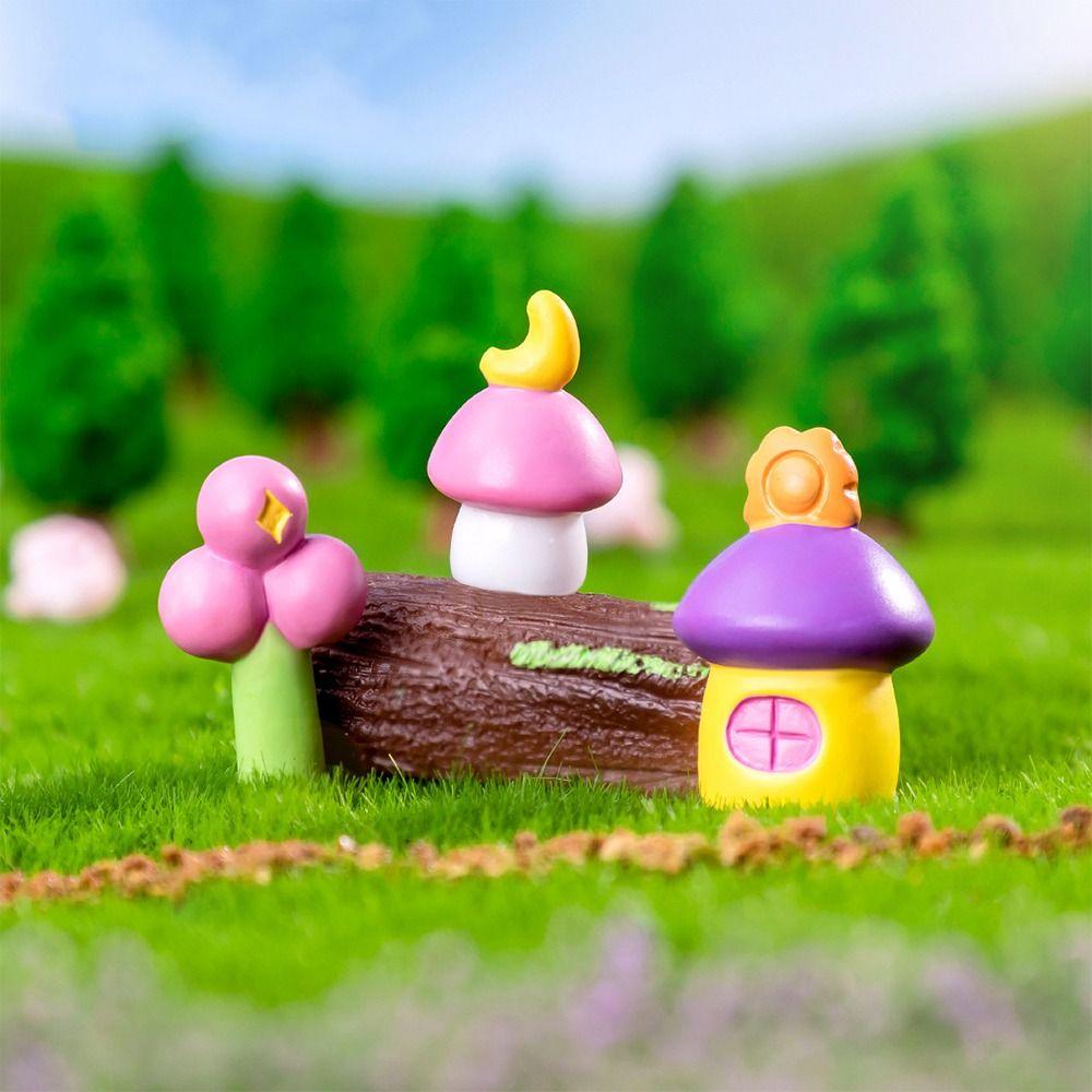 10pcs DIY Decor Simulation Mushroom House Figurine Mushroom House Model Fairy Garden Decorations Style 4
10pcs DIY Decor Simulation Mushroom House Figurine Mushroom House Model Fairy Garden Decorations Style 4
