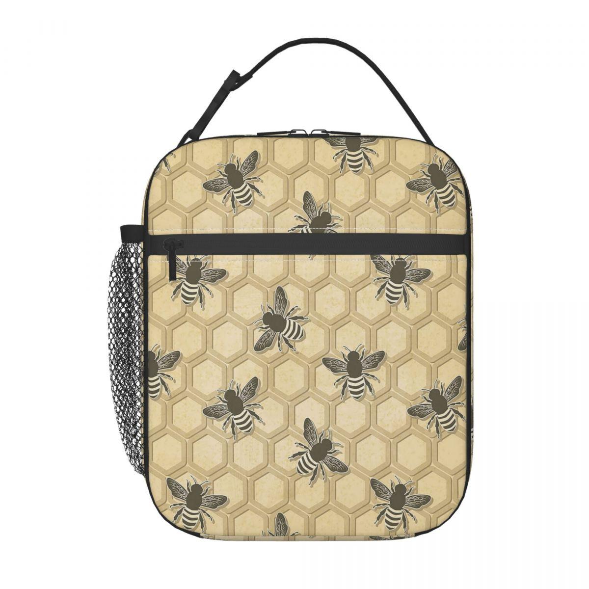 Vintage Bee And Honeycomb Insulated Lunch Bag for Women Office Cooler Thermal Food Box Tote Portable Lunch Boxes Container One Size
Vintage Bee And Honeycomb Insulated Lunch Bag for Women Office Cooler Thermal Food Box Tote Portable Lunch Boxes Container One Size