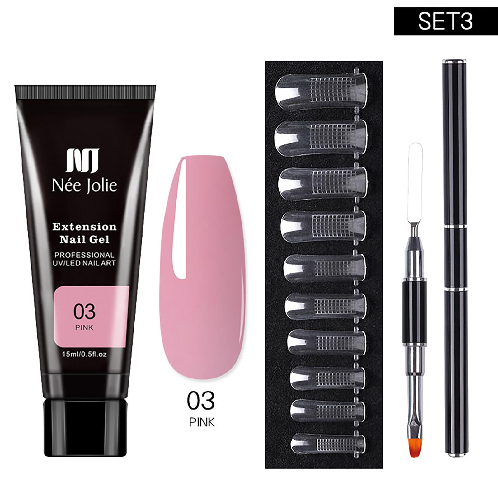 Набор для наращивания ногтей, инструменты для ногтей с УФ-гелем, 15 мл One Size
Набор для наращивания ногтей, инструменты для ногтей с УФ-гелем, 15 мл One Size