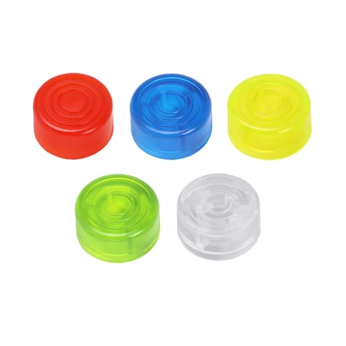 TRkin Effector Footswitch Hats for Guitar Effects Pedals (5-Pack) (Red, Yellow, Green, Blue, and Clear)
TRkin Effector Footswitch Hats for Guitar Effects Pedals (5-Pack) (Red, Yellow, Green, Blue, and Clear)