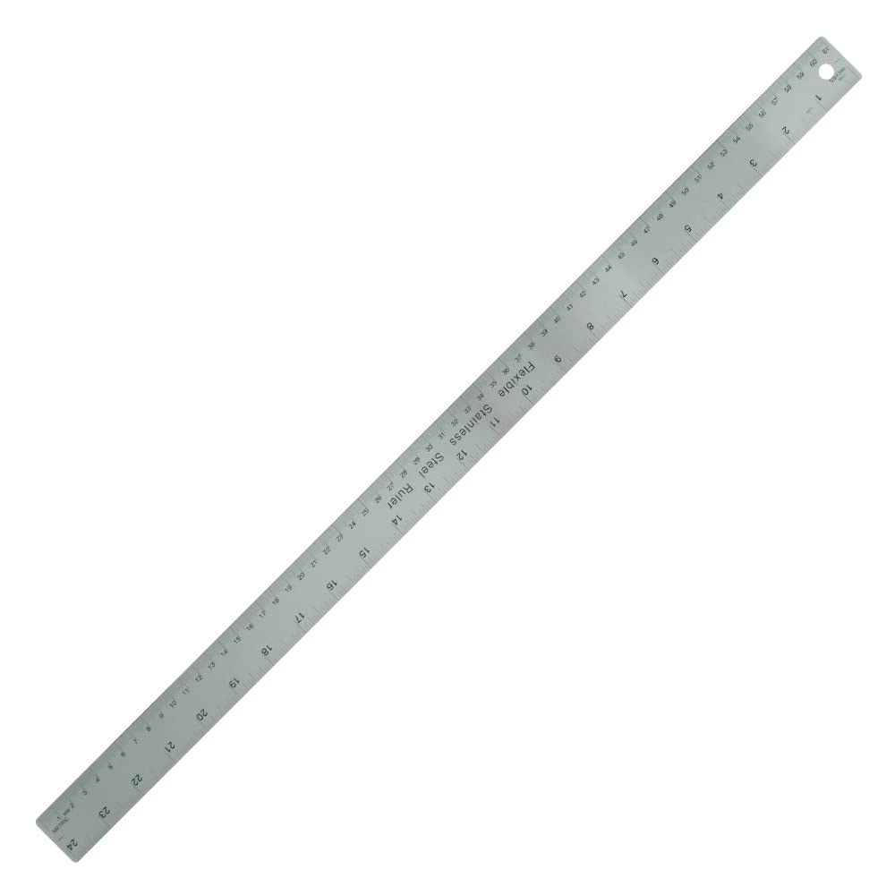 Asina Stainless Steel Cutting Ruler 60cm with Cork 11000816 Non-Slip (24 inches)
Asina Stainless Steel Cutting Ruler 60cm with Cork 11000816 Non-Slip (24 inches)