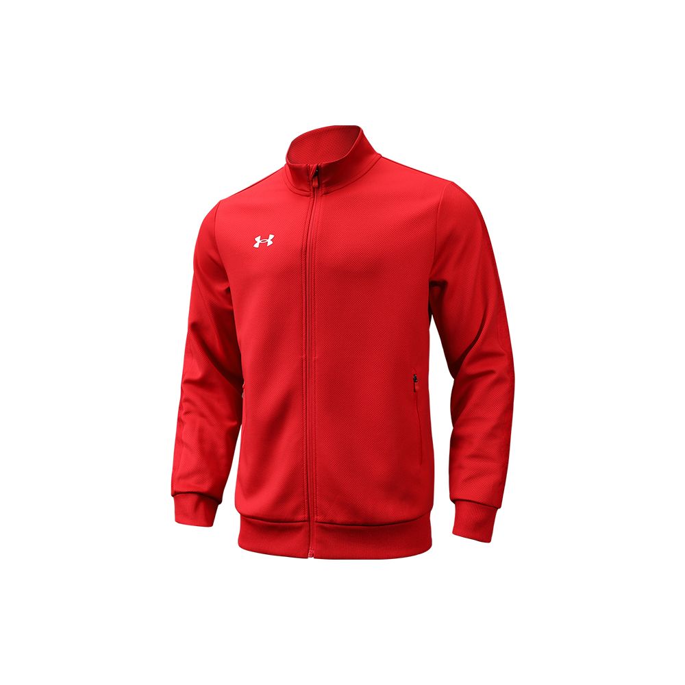 Under Armour Solid Color Stand Collar Zip Sports Knit Jacket Men Jackets Red 22500409-600 M
Under Armour Solid Color Stand Collar Zip Sports Knit Jacket Men Jackets Red 22500409-600 M