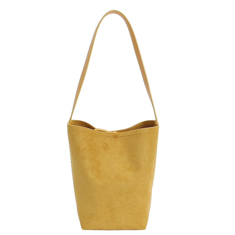 Fashi Suede Solid Color Shoulder Bags Simple Large Capacity Bags for Women High Quality Casual Versatile Handbags жовтий
Fashi Suede Solid Color Shoulder Bags Simple Large Capacity Bags for Women High Quality Casual Versatile Handbags жовтий