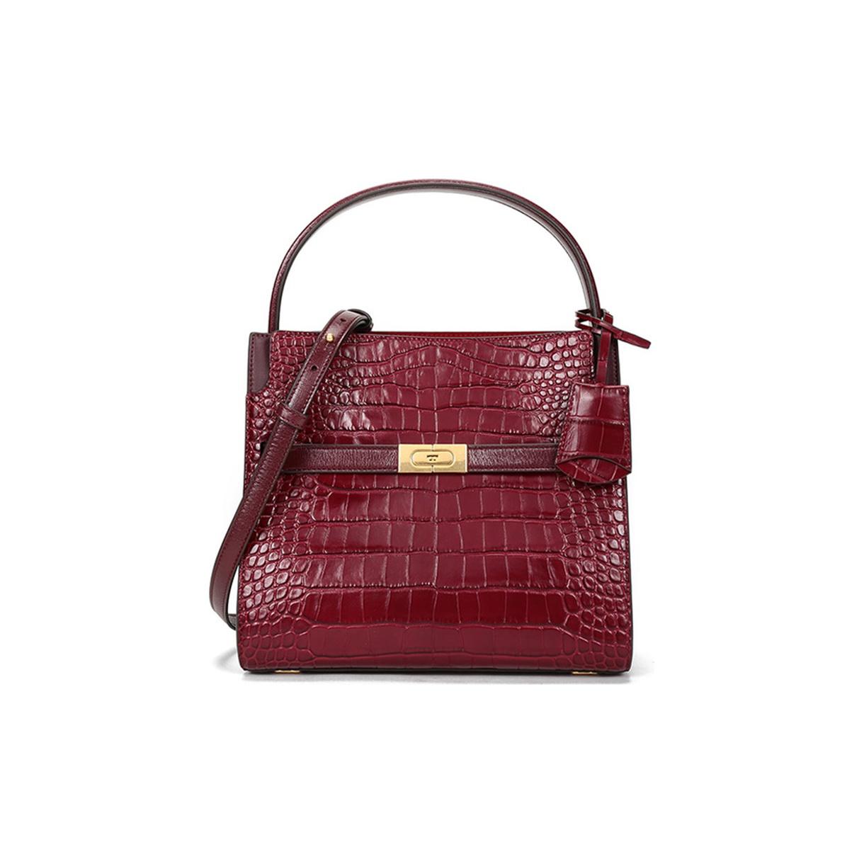 Tory Burch Lee Radziwill Crocodile Embossed Leather Shoulder Tote Women handbags Roman-Red 75180-607 Basic Set (Bag+Dust Bag)
Tory Burch Lee Radziwill Crocodile Embossed Leather Shoulder Tote Women handbags Roman-Red 75180-607 Basic Set (Bag+Dust Bag)