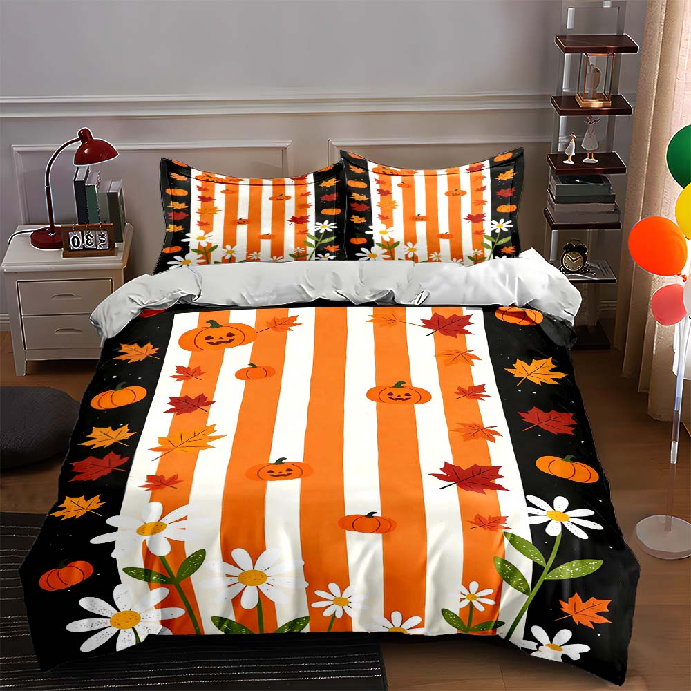 Striped, festive, autumn. Bedding Duvet cover sets Duvet covers Pillowcases gifts (1 * Duvet Cover 2 * Pillowcases, without duvet insert) 135x200cm
Striped, festive, autumn. Bedding Duvet cover sets Duvet covers Pillowcases gifts (1 * Duvet Cover 2 * Pillowcases, without duvet insert) 135x200cm