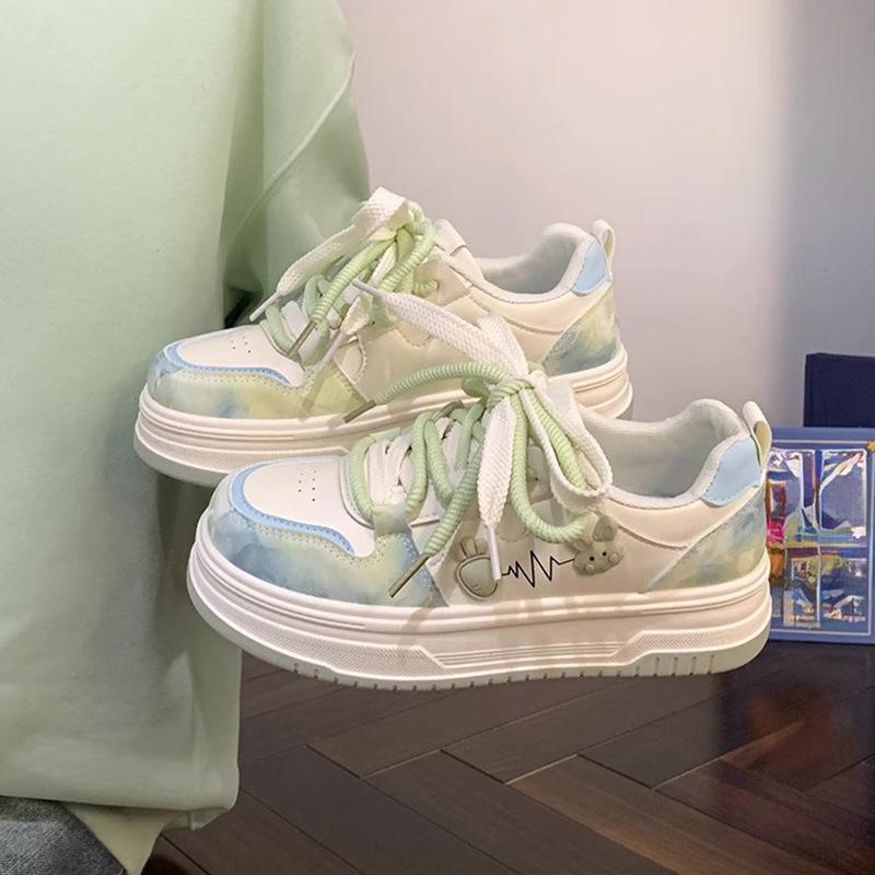 Girls Fashion Cartoon Casual Shoes2026New Spring and Autumn Children s Stylish Thick-Soled Dopamine White Low-Top Sneakers 28Inner Length17.6cm зелёный
Girls Fashion Cartoon Casual Shoes2026New Spring and Autumn Children s Stylish Thick-Soled Dopamine White Low-Top Sneakers 28Inner Length17.6cm зелёный