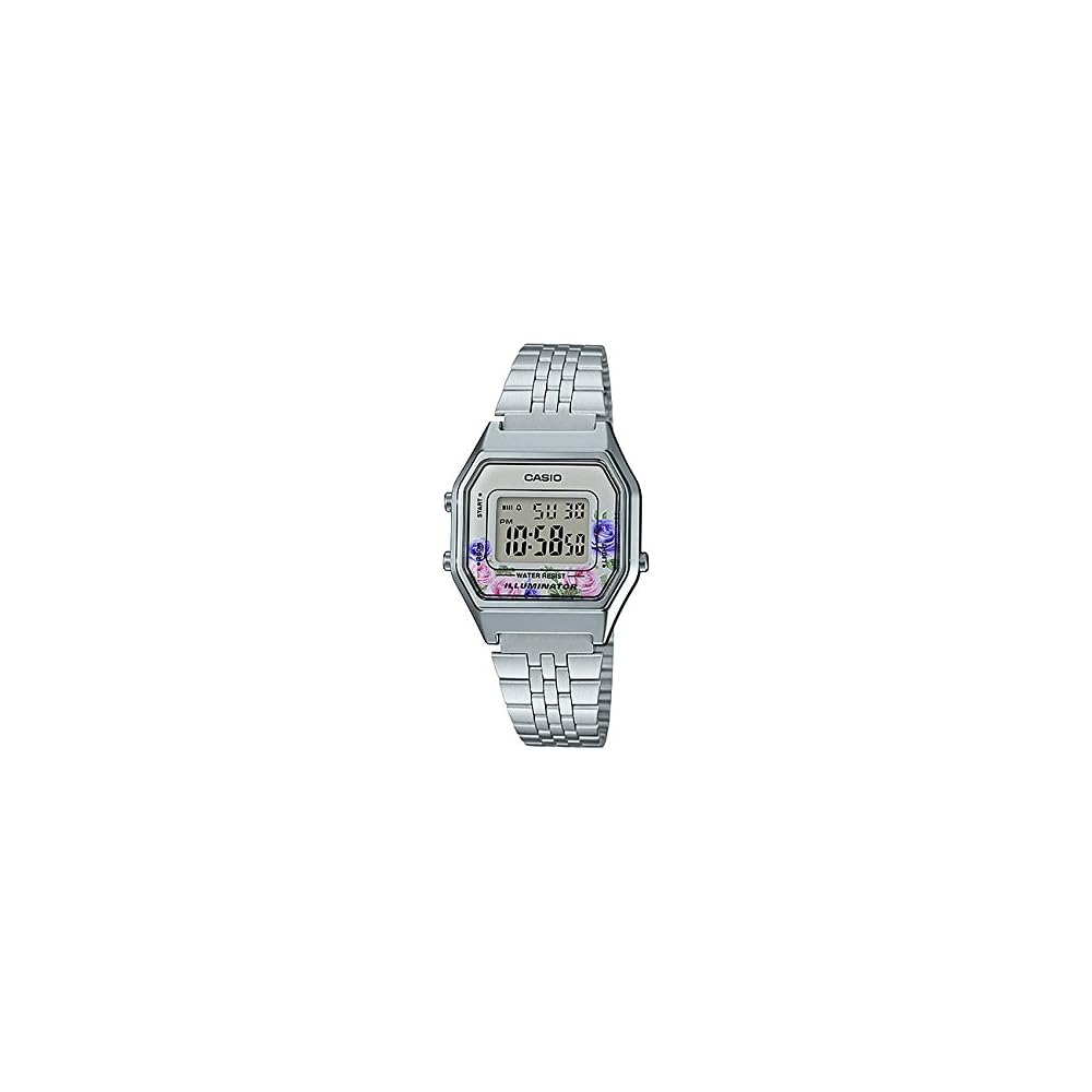 Casio LA680WA-4C Digital Watch Pink Stainless Steel Band Water Resistant
Casio LA680WA-4C Digital Watch Pink Stainless Steel Band Water Resistant