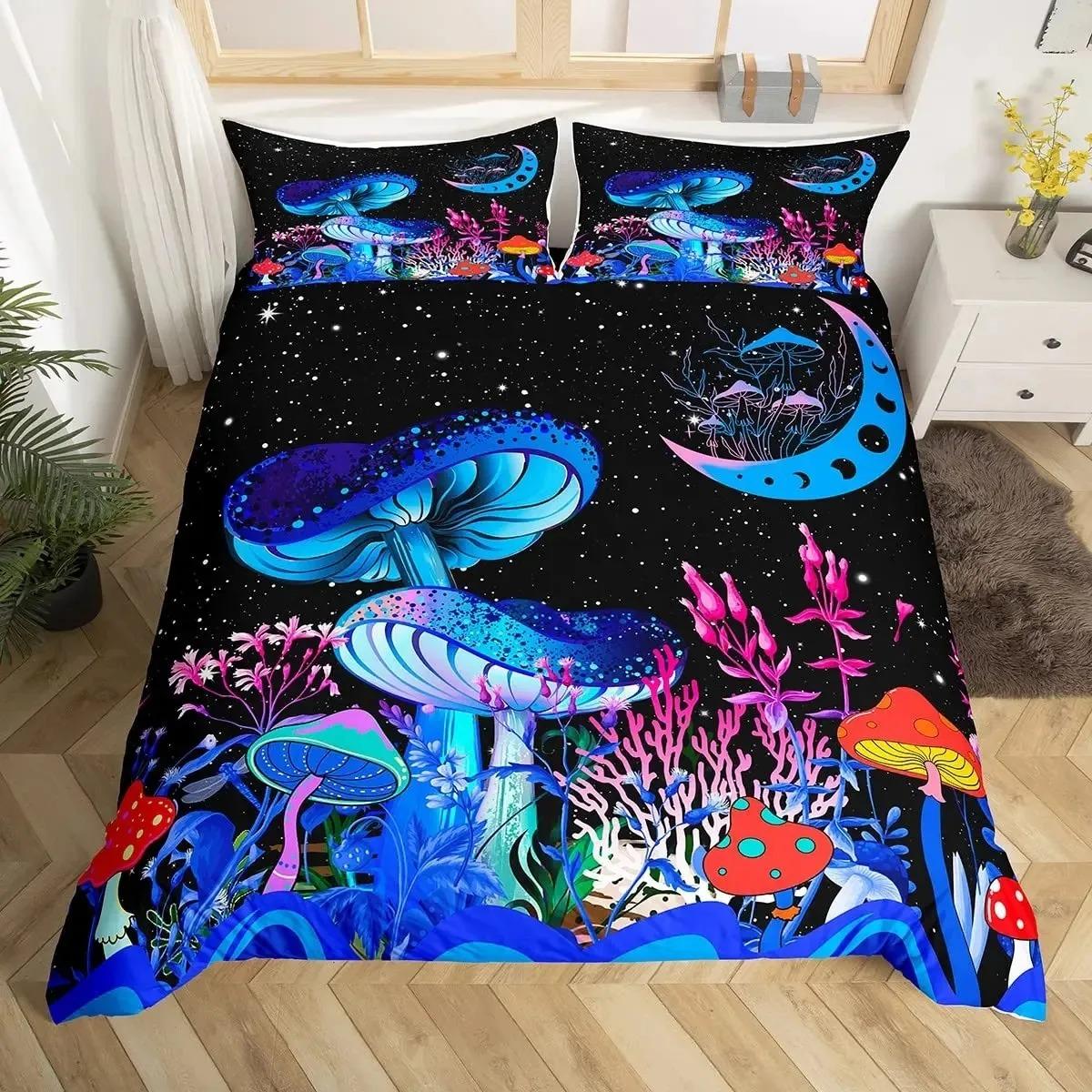 Cute Mushroom Duvet Cover Set Cartoon Mushrooms Comforter Cover Wild Mushroom Bedding Set Wildflower Botanical Plant Quilt Cover 70x133cm 2pcs
Cute Mushroom Duvet Cover Set Cartoon Mushrooms Comforter Cover Wild Mushroom Bedding Set Wildflower Botanical Plant Quilt Cover 70x133cm 2pcs