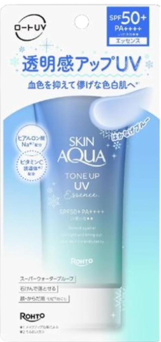 Skin Aqua Tone Up UV Essence Лавандово-голубой солнцезащитный гель 80 г SPF50+ PA++++
Skin Aqua Tone Up UV Essence Лавандово-голубой солнцезащитный гель 80 г SPF50+ PA++++