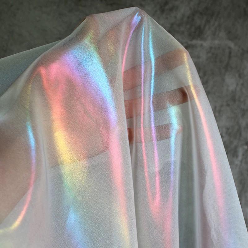 Rainbow Gradual Color Creative Mesh Yarn Fabric White Soft Designer DIY Sewing Dress Sheer Material Photography Background Cloth 150cm&100cm белый
Rainbow Gradual Color Creative Mesh Yarn Fabric White Soft Designer DIY Sewing Dress Sheer Material Photography Background Cloth 150cm&100cm белый
