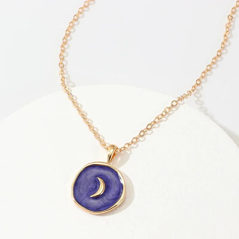 Personality Vintage Colorful Enamel Moon Star Pendant Necklaces for Women Cute Heart Lightning Chokers Zircon Accessory Gift
Personality Vintage Colorful Enamel Moon Star Pendant Necklaces for Women Cute Heart Lightning Chokers Zircon Accessory Gift
