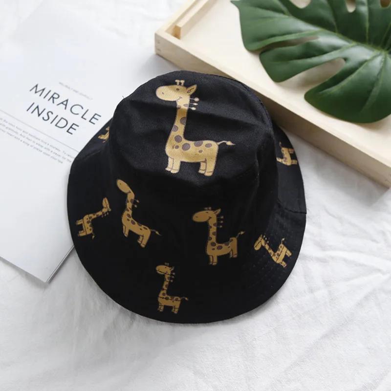 Bucket hat Cartoon Giraffe Baby Bucket Cap Outdoor Beach Children Sun Hat Kids Panama Cap Baby Boys Girls Cap 50-52cm чорний
Bucket hat Cartoon Giraffe Baby Bucket Cap Outdoor Beach Children Sun Hat Kids Panama Cap Baby Boys Girls Cap 50-52cm чорний