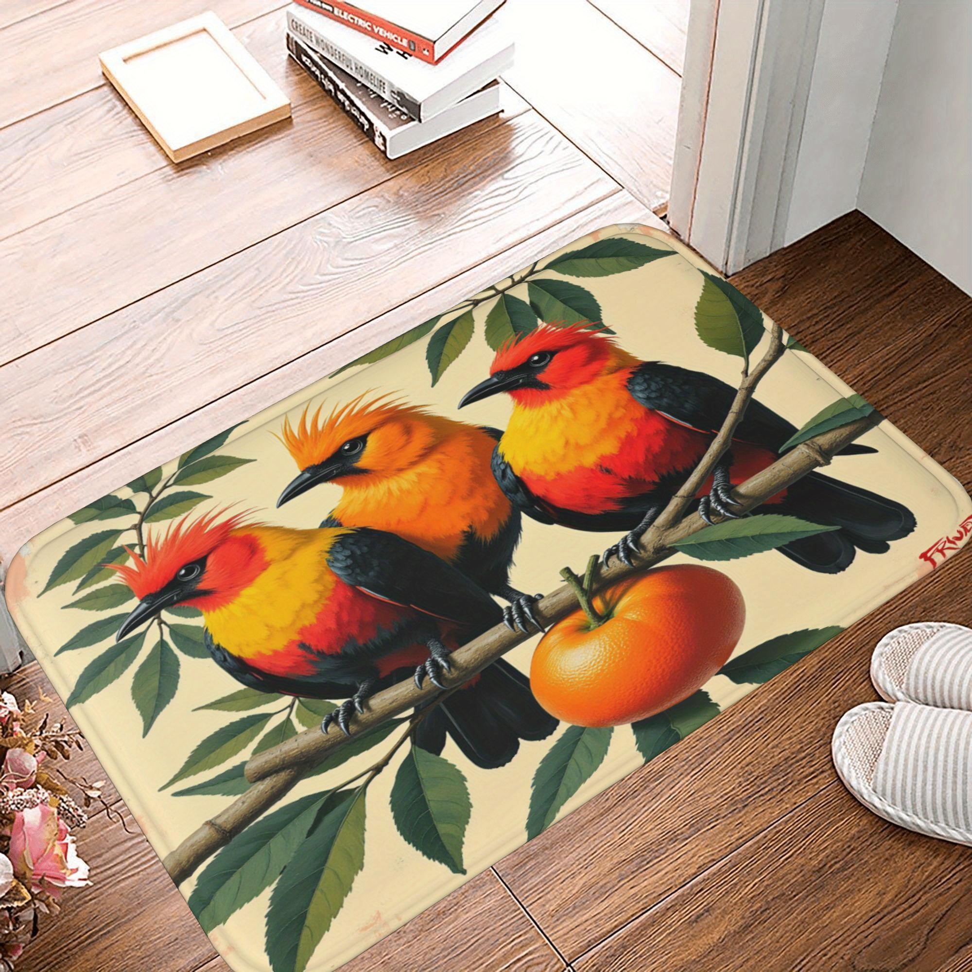 1Pcs Colorful Birds Fruit Pattern Floor Mat Modern Kitchen polyester Rug Non-Slip Colorful Indoor Carpet, For Home Bathroom Bedroom Living Room Decor 40*60cm
1Pcs Colorful Birds Fruit Pattern Floor Mat Modern Kitchen polyester Rug Non-Slip Colorful Indoor Carpet, For Home Bathroom Bedroom Living Room Decor 40*60cm