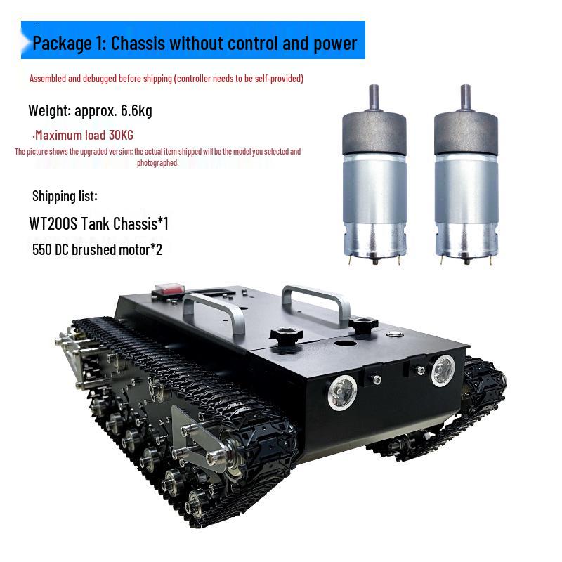 WT200S All-Metal Remote Control Off-Road Chassis with Independent Suspension and Shock Absorption
WT200S All-Metal Remote Control Off-Road Chassis with Independent Suspension and Shock Absorption