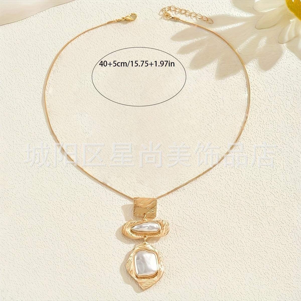 New fashion irregular imitation pearl fringed necklace women s versatile exaggerated necklace золотий
New fashion irregular imitation pearl fringed necklace women s versatile exaggerated necklace золотий