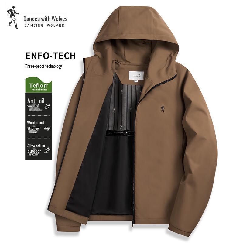Dance With Wolves Men s DuPont 3-Proof Hooded Jacket XL (180)
Dance With Wolves Men s DuPont 3-Proof Hooded Jacket XL (180)