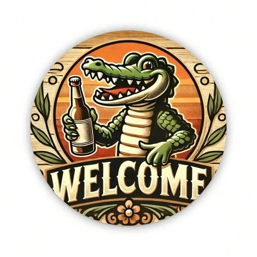 Vintage Retro Crocodile Beer Metal Tin Sign 8x8 Inch Wall Art Bar Pub Interior Decor
Vintage Retro Crocodile Beer Metal Tin Sign 8x8 Inch Wall Art Bar Pub Interior Decor