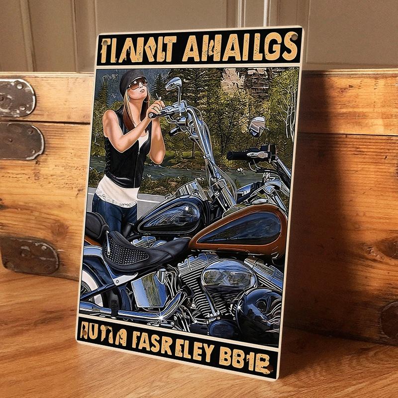 1 piece of vintage motorcycle and beautiful woman tinplate hanging plaque, American country style bar and cafe decorative painti (as the picture,20x30cm)
1 piece of vintage motorcycle and beautiful woman tinplate hanging plaque, American country style bar and cafe decorative painti (as the picture,20x30cm)
