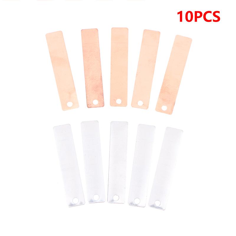 10PCS Copper Sheet Zinc Electrode Strip Anode For Electroplating Plate DIY Fruit Materials Consumables Strips
10PCS Copper Sheet Zinc Electrode Strip Anode For Electroplating Plate DIY Fruit Materials Consumables Strips
