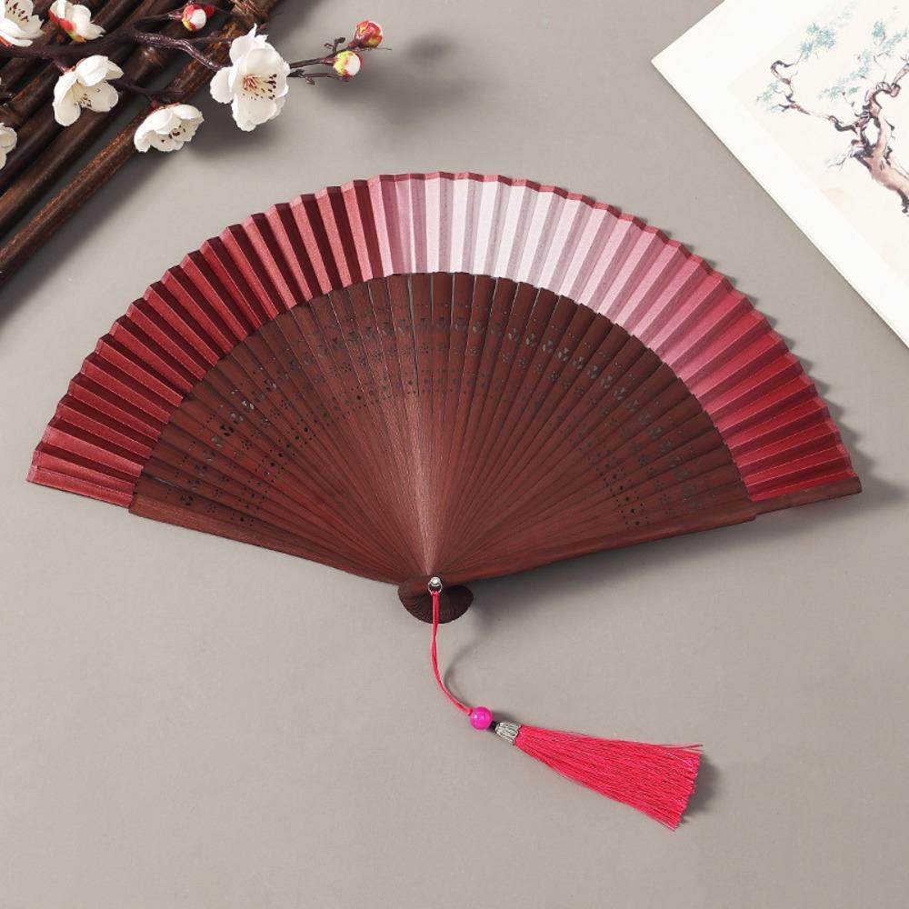 Gradient Color Tassel Dance Fan Handmade Classic Bamboo Folding Fan Perform Props F
Gradient Color Tassel Dance Fan Handmade Classic Bamboo Folding Fan Perform Props F