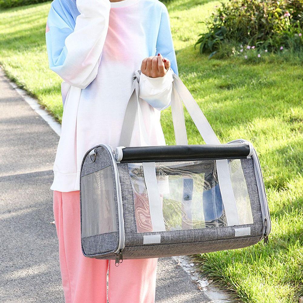 Foldable Travel Puppy Bags Breathable Cat Carrying Bag Durable Portable Pet Bag Pet Supplies сірий
Foldable Travel Puppy Bags Breathable Cat Carrying Bag Durable Portable Pet Bag Pet Supplies сірий