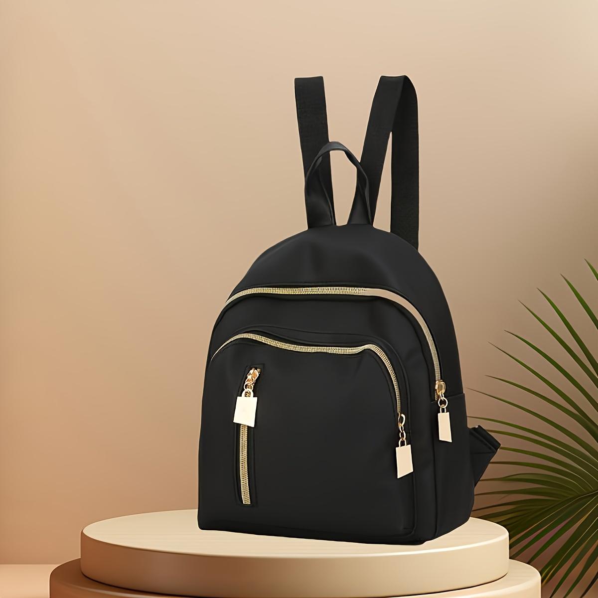 1pc Women s Nylon Daypack, Water-Resistant, Stain Resistant, Polyester Lined, Multi-Pocket Travel Backpack, Adjustable Shoulder Strap for Outings чорний
1pc Women s Nylon Daypack, Water-Resistant, Stain Resistant, Polyester Lined, Multi-Pocket Travel Backpack, Adjustable Shoulder Strap for Outings чорний
