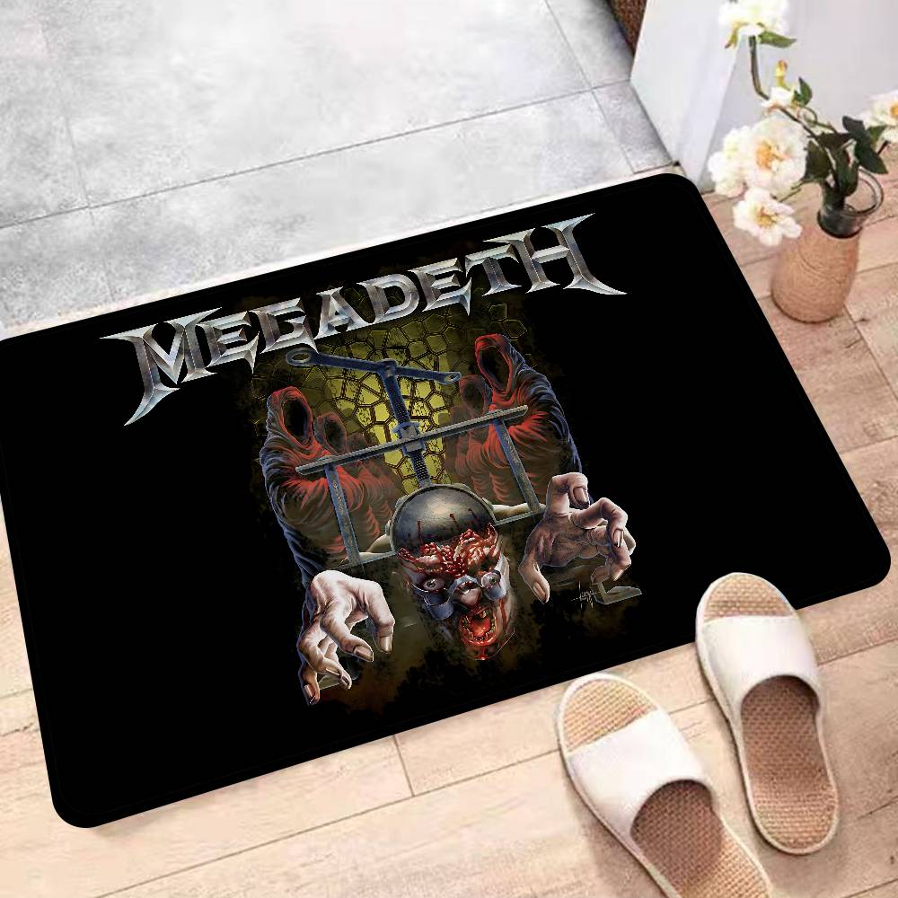 Heavy Metal Rock Roll Music Megadeth Floor Mat INS Style Soft Bedroom Floor House Laundry Room Mat Anti-skid Household Carpets 40cm x 60cm
Heavy Metal Rock Roll Music Megadeth Floor Mat INS Style Soft Bedroom Floor House Laundry Room Mat Anti-skid Household Carpets 40cm x 60cm