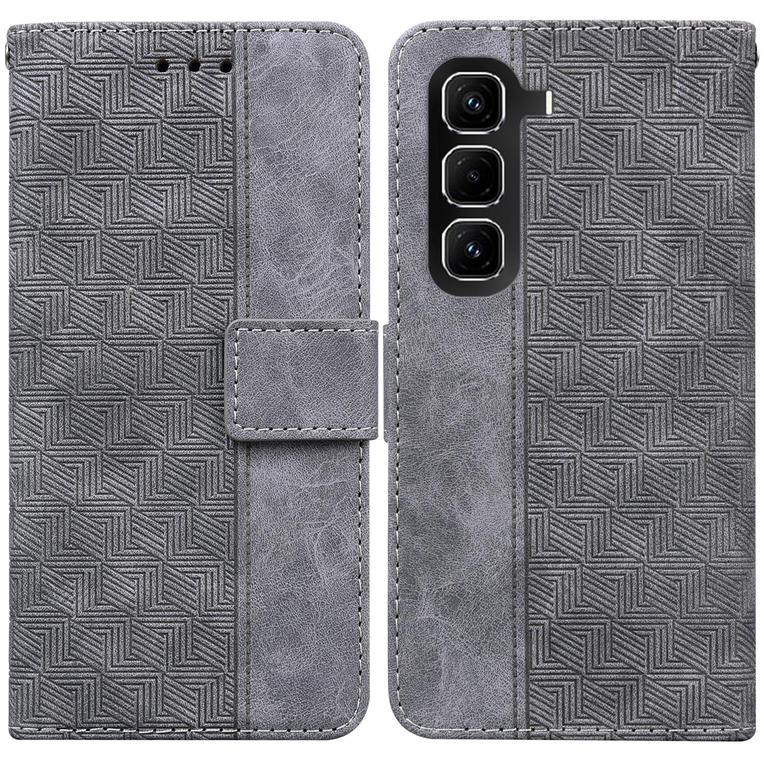 For Infinix Hot 50 Pro 4G Case Geometry Pattern Leather Wallet Phone Cover with Wrist Strap Grey
For Infinix Hot 50 Pro 4G Case Geometry Pattern Leather Wallet Phone Cover with Wrist Strap Grey