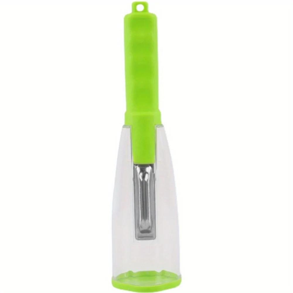1PC Paring Knife Melon Fruit Planer Stainless Steel Scraper Multi-purpose Peeling Knife with Box Storage Peeler Kitchen Items зелёный
1PC Paring Knife Melon Fruit Planer Stainless Steel Scraper Multi-purpose Peeling Knife with Box Storage Peeler Kitchen Items зелёный