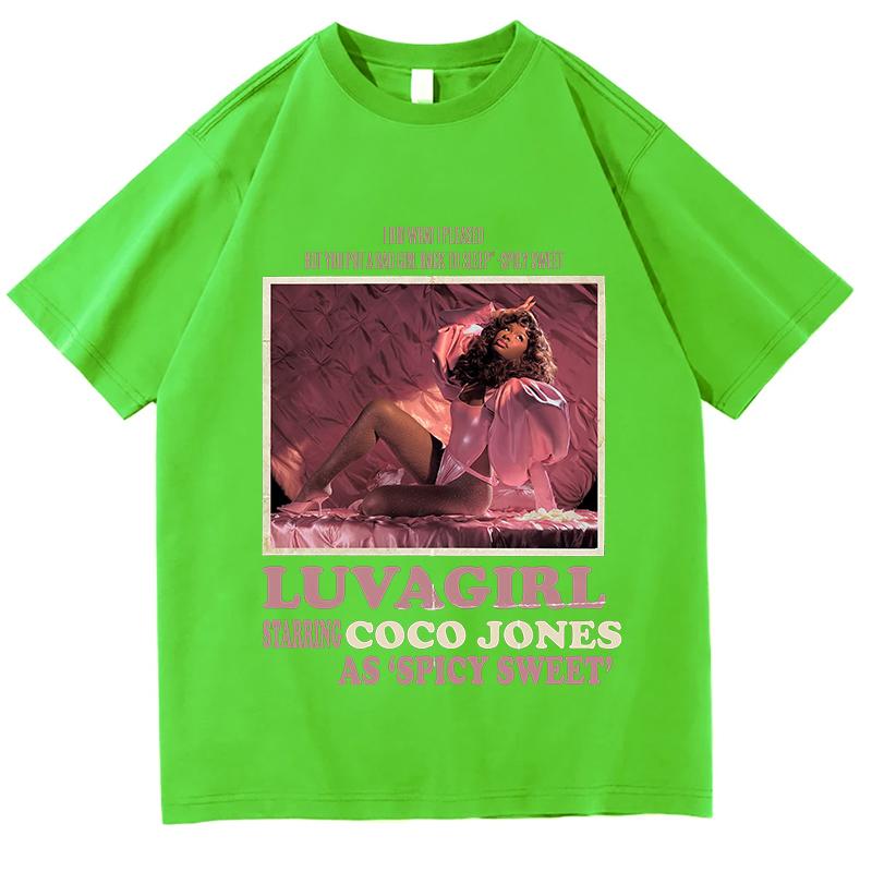 Coco Jones LUVAGIRL TOUR 2026 Tshirts Unisex Singer Design Print Tshirts Women Unisex Clothing Short Sleeve Loose Cotton Tees Tops 4XL
Coco Jones LUVAGIRL TOUR 2026 Tshirts Unisex Singer Design Print Tshirts Women Unisex Clothing Short Sleeve Loose Cotton Tees Tops 4XL