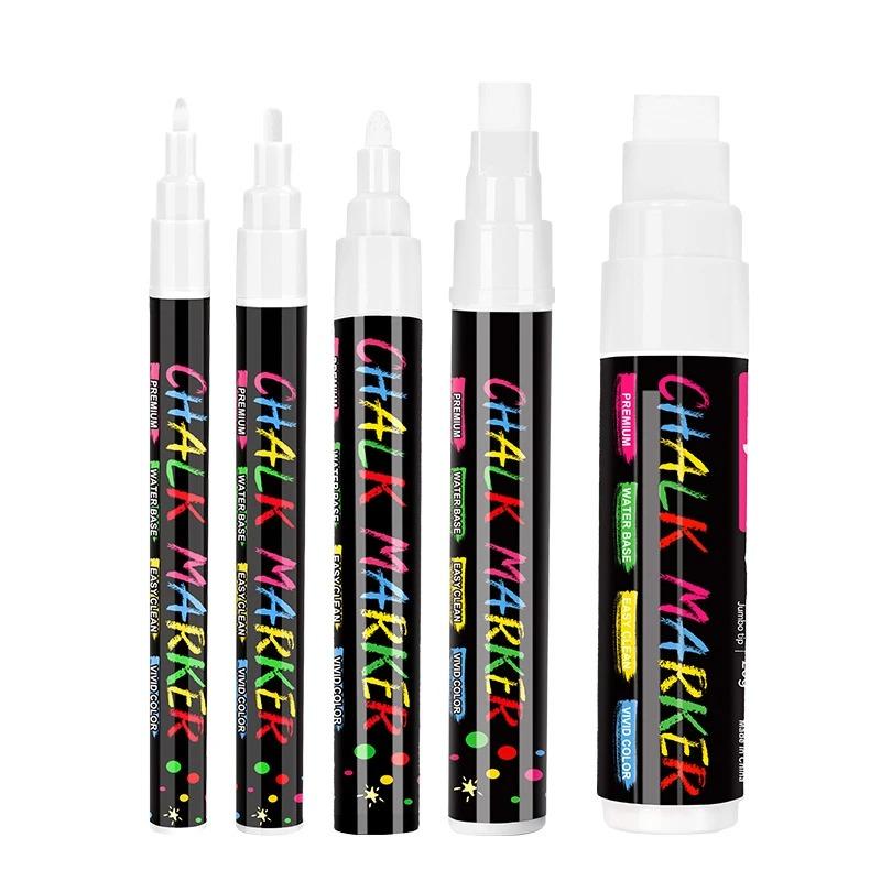 5Pcs/set White Chalk Markers for Chalkboard Erasable Liquid Chalk Pens Easy Clean Wet Erase Markers for Glass Windows LED Boards
5Pcs/set White Chalk Markers for Chalkboard Erasable Liquid Chalk Pens Easy Clean Wet Erase Markers for Glass Windows LED Boards