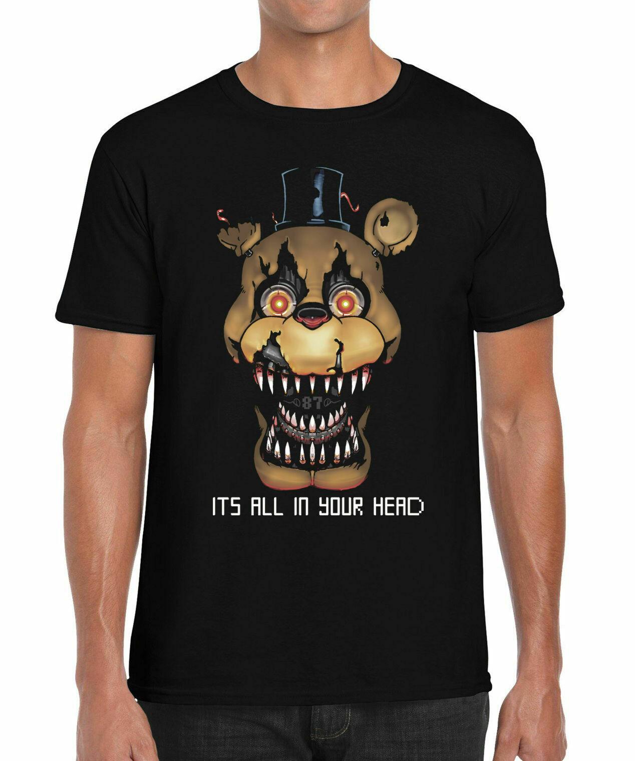 Укус Fnaf Кошмар Футболка Повседневная мужская футболка с короткими рукавами Летний стиль Графический дизайн Печать Футболка Мужчины Хлопок Удобный
Укус Fnaf Кошмар Футболка Повседневная мужская футболка с короткими рукавами Летний стиль Графический дизайн Печать Футболка Мужчины Хлопок Удобный