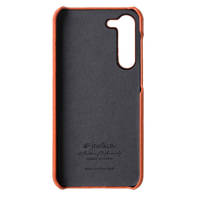 MELKCO For Samsung Galaxy S22 5G Genuine Cow Leather Coated PC Phone Shell Incomplete Cover Orange
MELKCO For Samsung Galaxy S22 5G Genuine Cow Leather Coated PC Phone Shell Incomplete Cover Orange