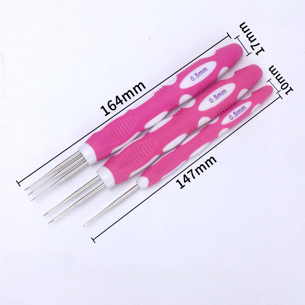 Dreadlocks Crochet Hooks with Handle Braid Hair Tool Dreadlock Crochet Needle 0.75mm 3PCS
Dreadlocks Crochet Hooks with Handle Braid Hair Tool Dreadlock Crochet Needle 0.75mm 3PCS