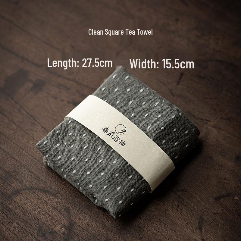 Японское минималистичное хлопково-льняное кухонное полотенце - Впитывающее, Экологичное, Аксессуар для чайной церемонии в стиле Мори.
Японское минималистичное хлопково-льняное кухонное полотенце - Впитывающее, Экологичное, Аксессуар для чайной церемонии в стиле Мори.