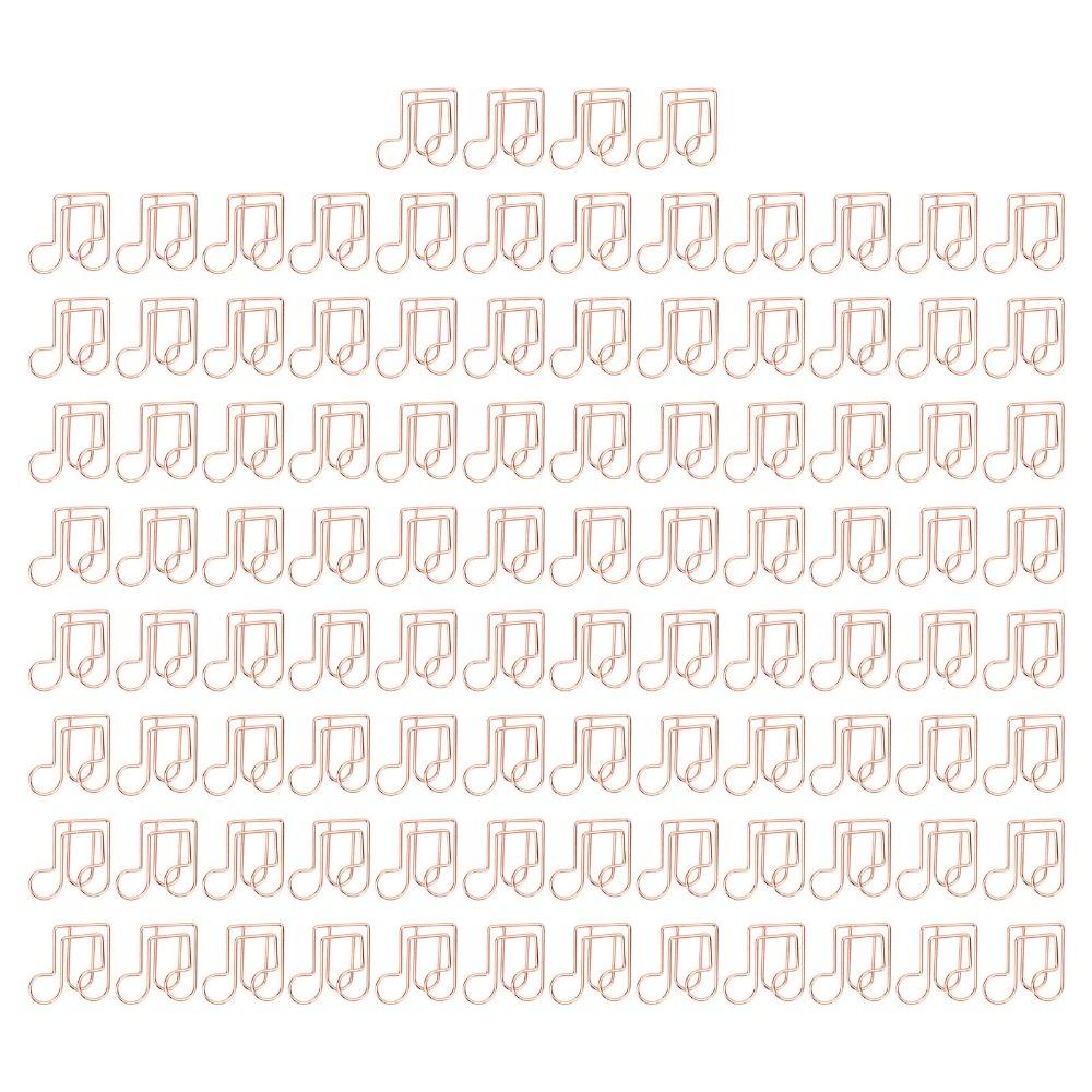 100pcs Paper Clips Multipurpose Innovative Cute Shape Rustproof Electroplating Metal Paperclips for Document Classification
100pcs Paper Clips Multipurpose Innovative Cute Shape Rustproof Electroplating Metal Paperclips for Document Classification