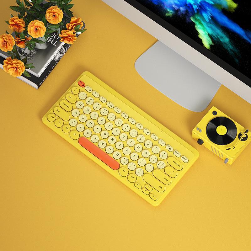 Набір бездротової клавіатури та миші BOW - портативний USB для ноутбука та домашнього офісу Wireless Keyboard лимонно-жовтий колір
Набір бездротової клавіатури та миші BOW - портативний USB для ноутбука та домашнього офісу Wireless Keyboard лимонно-жовтий колір
