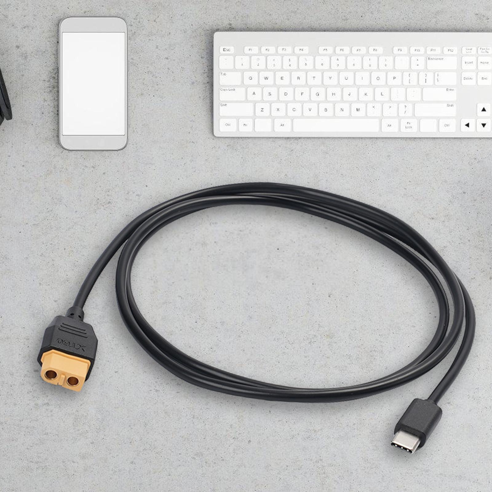 Кабель-адаптер USB C на XT60 (мама) 100 Вт 20 В/5 А для зарядки дронов и радиоуправляемых моделей, длиной 1 м
Кабель-адаптер USB C на XT60 (мама) 100 Вт 20 В/5 А для зарядки дронов и радиоуправляемых моделей, длиной 1 м