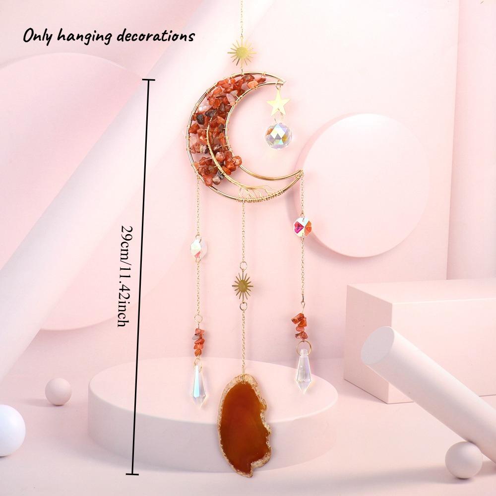 Golden Moon Tree of Life Agate Slices Sunshine Catcher Sun Rainbow Window High Beauty Decorative Ornament
Golden Moon Tree of Life Agate Slices Sunshine Catcher Sun Rainbow Window High Beauty Decorative Ornament