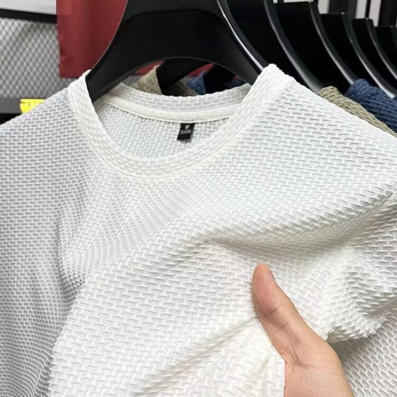 Men s Summer Bamboo Mesh Ice Silk T-shirt - Short Sleeve Round Neck 5XL белый
Men s Summer Bamboo Mesh Ice Silk T-shirt - Short Sleeve Round Neck 5XL белый
