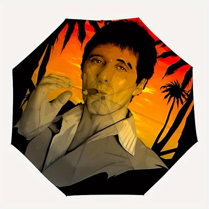 1pc Scarface Automatic Opening/closing Umbrella, Foldable Sunshade, Perfect Gift for Friends, Durable Plastic Handle y250808113
1pc Scarface Automatic Opening/closing Umbrella, Foldable Sunshade, Perfect Gift for Friends, Durable Plastic Handle y250808113